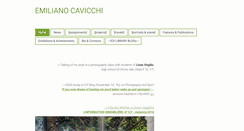 Desktop Screenshot of emilianocavicchi.com