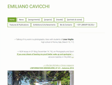 Tablet Screenshot of emilianocavicchi.com
